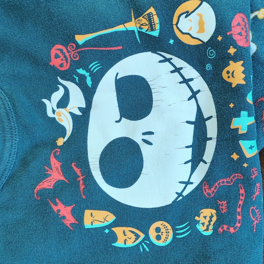 Disney Nightmare Before Christmas Hanna Andersson Pajamas Size 10 - Picture 2 of 6